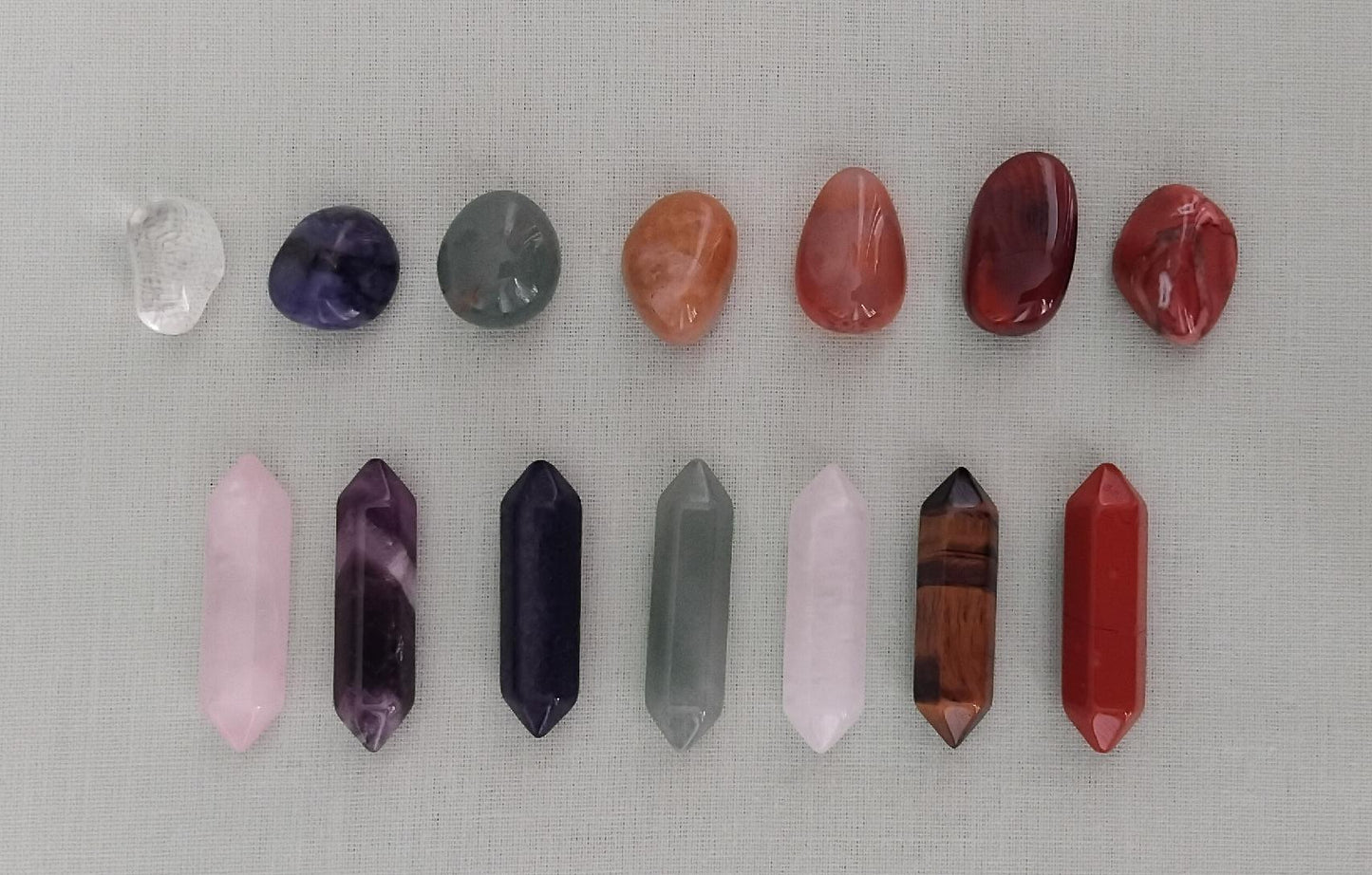 Gemstones & Crystal Points 14 piece Kit