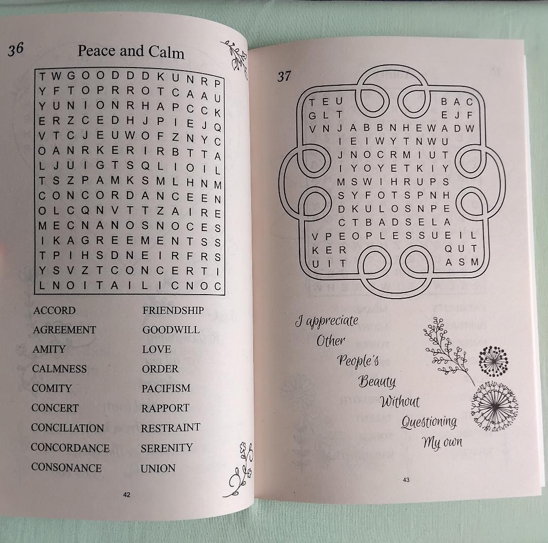 Wordsearch Affirmations Puzzle Book