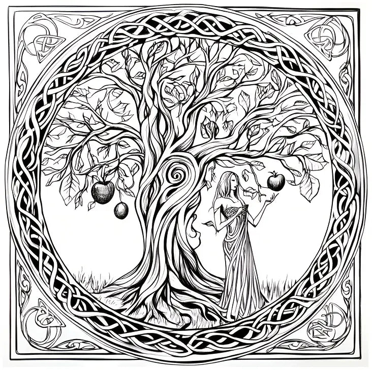 Mindful Colouring Book & 12 Metallic Colouring Pencils