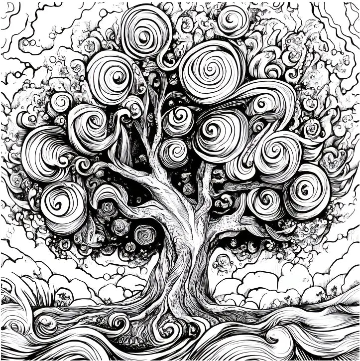 Mindful Colouring Book & 12 Metallic Colouring Pencils